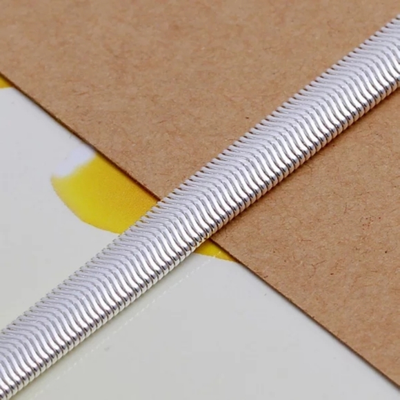 Gold Bracelet 5MM Snake Chain Necklace - Picture 3 of 4